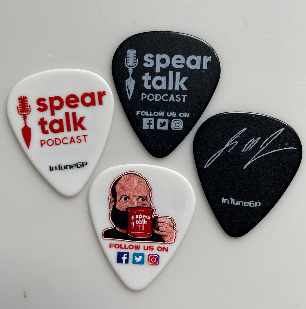 Spear Talk Podcast Guitar Pick Pack #2