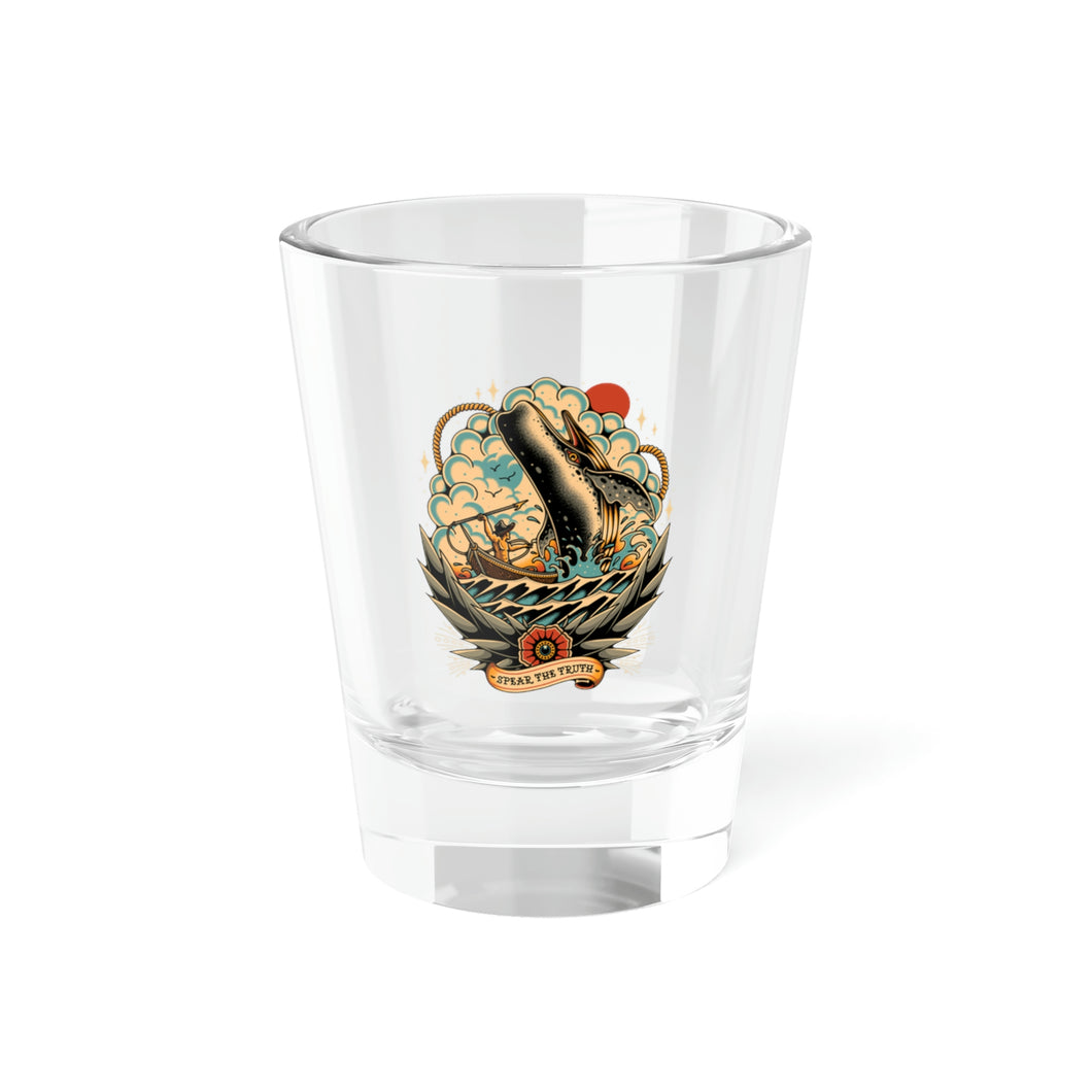 Spear the Truth Shot Glass, 1.5oz